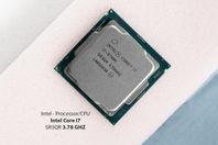 Processor Intel Core i7   8700K /SR3Q3/ 3,70 GHZ