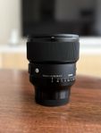 SIGMA 85mm F1.4 DG DN ART Sony E-mount