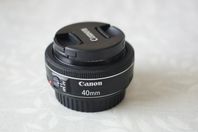 Canon EF 40mm F/2,8 i fint skick