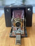 Kodak No. 4 Kamera - Vintage Vikbar i träfodral