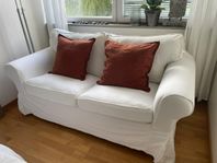 Ektorp 2-sits soffa i naturvit canvas