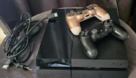 PS4 med 1.5tb hdd och  2 Dualshock kontroller