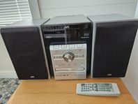 JVC-stereo UX-G60 med inbyggd DVD-spelare, bra ljud