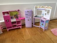 Möbler och tillbehör till Barbie 