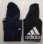 2 st adidas hoodie i jättefint, skick storlek L 