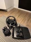 Logitech G923 Ratt och Pedal + Växelspak och sladdar 