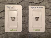Yubikey 5C Nano, nya i oöppnade förpackningar, kvitto, 2st