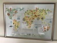 Barntavla världskarta 