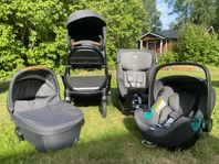 Britax Römer Smile 3 - paket med vagn och två bilstolar