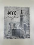 2 tavlor motiv New York 40x50 och 60x60 cm