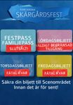2 vuxna 2 barn Karlskrona Skärgårdsfest 2024