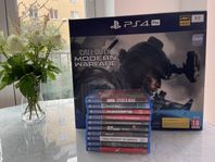 PlayStation 4 Pro 1TB + 10 games