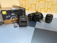 Nikon D5300 + AF-P 18-55 Objektiv VR Bildstabilisering