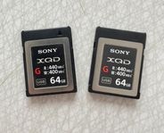 Sony XQD kort