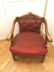 Vintage carved wooden chair