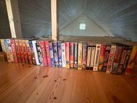 32 st VHS-kassetter - Barnfilm & Klassiker