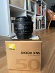 Nikon AF Nikkor 50mm f/1,8D