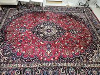Äkta handknuten persisk matta(Kashan)