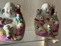 4 Porcelain - Buddhas - China