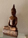 Beautiful Feng Shui sitting Buddha - Wood (Teak)