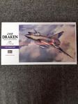 Draken J 35F Byggmodell 1:72