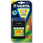 Batteriladdare Varta med 19 batterier i gott skick