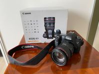 Canon 6D med zoom EF-L 24-105 mm, 1:4, USM