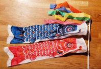 Koinobori, japanska fiskflaggor!
