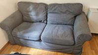 Ektorp soffa 2-sits inklusive ny extraklädsel