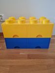 Legolådor 2 st med vardera två lådor