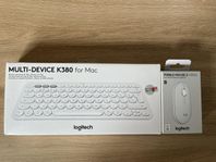 Logitech K380 Keyboard (Mac) & Pebble Mouse 2