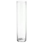 VAS: Ikea cylinder klarglas, 68 cm
