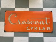 Emaljskylt Crescent Cyklar