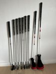 Fullt golfset (left)