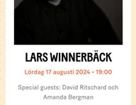 Två biljetter till Lars Winnerbäck Hkva