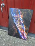 Tavla i matt metall - Veil Nebulosa 30x45cm