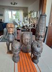 Afrikanska träskulpturer 