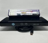 Xbox 360 - Kinect med 3 spel