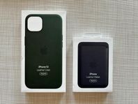 Apple iPhone 13 skal + plånbok i läder
