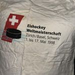 Autentisk Hockey -VM i Schweiz 1998. T-shirt vit.