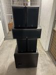 Sonab 5+1 surround högtalarsystem med subwoofer