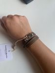 Hermes armband Rivale Double Tour, Taupe