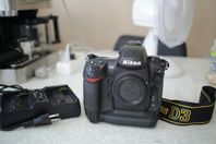 Nikon proffskamera D3 i fint skick