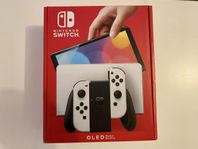 Nintendo Switch OLED vit - ny + kvitto