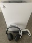 Playstation 5 Digital edition + hörlurar