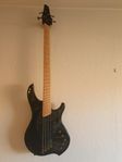 Dingwall NG3 4 string bass fanned frets Metallic Black