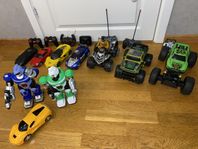 Radiostyrda bilar + robotar (leksaker) 