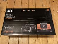 AEG 18V 5.0Ah HD Batteri/Laddare Set SETLL1850SHD