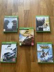 Xbox One spel,  Paketpris 200kr eller 50kr/Spel