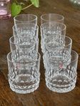 Orrefors whiskyglas 8 st Modell Silvia. Vintage.